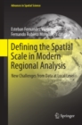 Defining the Spatial Scale in Modern Regional Analysis : New Challenges from Data at Local Level - eBook