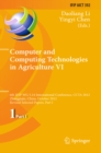 Computer and Computing Technologies in Agriculture VI : 6th IFIP WG 5.14 International Conference, CCTA 2012, Zhangjiajie, China, October 19-21, 2012, Revised Selected Papers, Part I - eBook