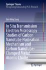 In Situ Transmission Electron Microscopy Studies of Carbon Nanotube Nucleation Mechanism and Carbon Nanotube-Clamped Metal Atomic Chains - eBook