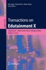 Transactions on Edutainment X - eBook