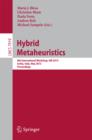 Hybrid Metaheuristics : 8th International Workshop, HM 2013, Ischia, Italy, May 23-25, 2013. Proceedings - eBook