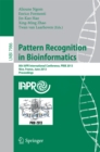 Pattern Recognition in Bioinformatics : 8th IAPR International Conference, PRIB 2013, Nice, France, June 17-20, 2013. Proceedings - eBook