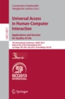Universal Access in Human-Computer Interaction: Applications and Services for Quality of Life : 7th International Conference, UAHCI 2013, Held as Part of HCI International 2013, Las Vegas, NV, USA, Ju - eBook