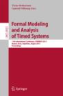 Formal Modeling and Analysis of Timed Systems : 11th International Conference, FORMATS 2013, Buenos Aires, Argentina, August 29-31, 2013, Proceedings - eBook