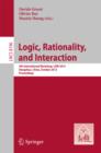 Logic, Rationality, and Interaction : 4th International Workshop, LORI 2013, Hangzhou, China, October 9-12, 2013, Proceedings - eBook