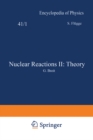 Nuclear Reactions II: Theory / Kernreaktionen II: Theorie - eBook