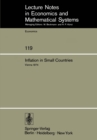 Inflation in Small Countries : Proceedings of an International Conference Held at the Institute for Advanced Studies Vienna, November 1974 - eBook