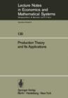 Production Theory and Its Applications : Proceedings of a Workshop - eBook