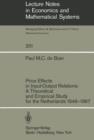 Price Effects in Input-Output Relations: A Theoretical and Empirical Study for the Netherlands 1949-1967 - eBook