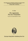 Die sogenannte Pest des Thukydides : Versuch einer epidemiologischen Analyse - eBook
