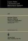 Multiple Criteria Decision Making Theory and Application : Proceedings of the Third Conference Hagen/Konigswinter, West Germany, August 20-24, 1979 - eBook