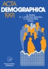 Acta Demographica 1991 - eBook