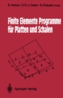 Finite Elemente Programme fur Platten und Schalen - eBook