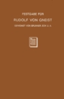 Festgabe fur Rudolf von Gneist zum Doktorjubilaum am  XX. November MDCCCLXXXVIII - eBook