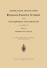 Mathematische Abhandlungen Hermann Amandus Schwarz - eBook