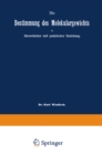 Die Bestimmung des Molekulargewichts in theoretischer und praktischer Beziehung - eBook