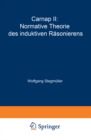 Carnap II: Normative Theorie des induktiven Rasonierens - eBook