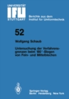 Untersuchung von Verfahrensgrenzen beim 180(deg)-Biegen von Fein- und Mittelblechen - eBook