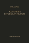 Allgemeine Psychopathologie - eBook