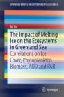 The Impact of Melting Ice on the Ecosystems in Greenland Sea : Correlations on Ice Cover, Phytoplankton Biomass, AOD and PAR - eBook