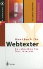 Handbuch fur Webtexter : So schreiben Sie furs Internet - eBook