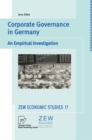 Corporate Governance in Germany : An Empirical Investigation - eBook