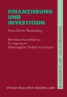 Finanzierung und Investition - eBook