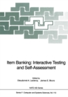 Item Banking: Interactive Testing and Self-Assessment - eBook