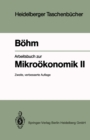 Arbeitsbuch zur Mikrookonomik II - eBook