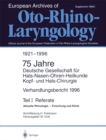 Verhandlungsbericht 1996 der Deutschen Gesellschaft fur Hals-Nasen-Ohren-Heilkunde, Kopf- und Hals-Chirurgie : Teil I: Referate Aktuelle Rhinologie. - Forschung und Klinik - eBook