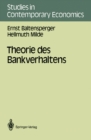 Theorie des Bankverhaltens - eBook