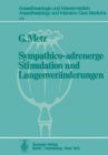 Sympathico-adrenerge Stimulation und Lungenveranderungen - eBook