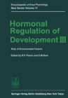 Hormonal Regulation of Development III : Role of Environmental Factors - eBook