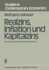 Realzins, Inflation und Kapitalzins : Eine Neuinterpretation des Fisher-Theorems - eBook