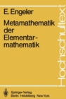 Metamathematik der Elementarmathematik - eBook