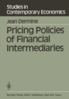 Pricing Policies of Financial Intermediaries - eBook
