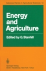 Energy and Agriculture - eBook