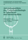 Anwendungsgebiete der Computertechnologie in Anaesthesie und Intensivmedizin - eBook