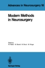 Modern Methods in Neurosurgery - eBook