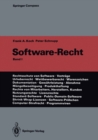 Software-Recht : Band 1 - eBook