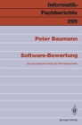 Software-Bewertung : Ein semantischer Ansatz fur Infomationsmae - eBook