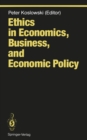 Ethics in Economics, Business, and Economic Policy - eBook