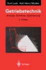 Getriebetechnik : Analyse, Synthese, Optimierung - eBook