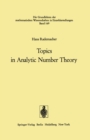 Topics in Analytic Number Theory - eBook