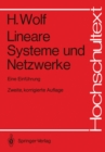 Lineare Systeme und Netzwerke : Eine Einfuhrung - eBook