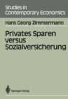 Privates Sparen versus Sozialversicherung - eBook