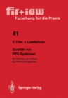 Qualitat von PPS-Systemen : Ein Verfahren zur Analyse des Informationsgehaltes - eBook