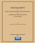 Festschrift zur Feier des Zweihundertjahrigen Bestehens der Akademie der Wissenschaften in Gottingen : II Philologisch-Historische Klasse - eBook