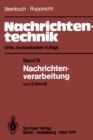 Nachrichtentechnik : Band III: Nachrichtenverarbeitung - eBook