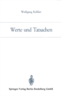 Werte und Tatsachen - eBook